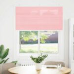 vidaXL Skladaná roleta ružová 115x150 cm šírka látky 114,4 cm polyester – Obrázok 2