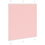 vidaXL Skladaná roleta ružová 115x150 cm šírka látky 114,4 cm polyester – Obrázok 4