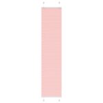 vidaXL Plisovaná roleta ružová 45x200 cm šírka látky 44,4 cm polyester