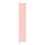 vidaXL Plisovaná roleta ružová 45x200 cm šírka látky 44,4 cm polyester – Obrázok 3