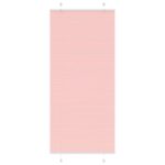 vidaXL Plisovaná roleta ružová 95x200 cm šírka látky 94,4 cm polyester