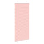 vidaXL Plisovaná roleta ružová 95x200 cm šírka látky 94,4 cm polyester – Obrázok 4