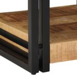 vidaXL Nočné stolíky 2 ks 40x40x50 cm masívne surové drevo mango – Obrázok 9