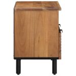 vidaXL TV skrinka 70x33x46 cm masívne drevo akácia – Obrázok 4
