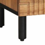 vidaXL TV skrinka 70x33x46 cm masívne drevo akácia – Obrázok 9