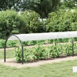 vidaXL Priehľadná plachta s očkami 1x8 m polyetylénová – Obrázok 3