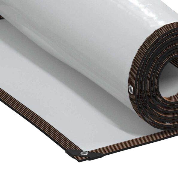 vidaXL Priehľadná plachta s očkami 1x3 m polyetylénová – Obrázok 6