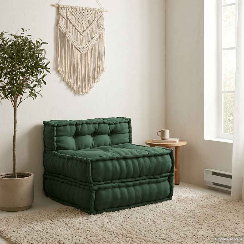 4019034_1.jpg vidaXL Modulárna pohovka, zelená, 70x70x54, látka – Obrázok 1