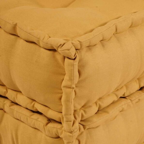 vidaXL Modulárna pohovka, žltá 70x70x54, látková – Obrázok 11