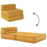 vidaXL Modulárna pohovka, žltá 70x70x54, látková – Obrázok 9