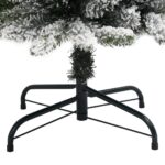 vidaXL Umelý tenký vianočný stromček s vločkovaným snehom 120 cm PVC a PE – Obrázok 6