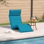 vidaXL Skladacie ležadlo svetlomodré 175x54x8,5 cm oxfordská látka – Obrázok 3