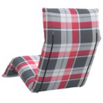 vidaXL Skladacie ležadlo s červeným kockovaným vzorom 175x54x8,5 cm, oxfordská látka – Obrázok 6