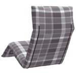 vidaXL Skladacie ležadlo sivé, kockovaný vzor 175x54x8,5 cm, oxfordská látka – Obrázok 6