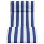 vidaXL Skladacie ležadlo modro-biele 175x54x8,5 cm oxfordská látka – Obrázok 4