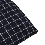 vidaXL Skladacie ležadlo s čiernym kockovaným vzorom 175x54x8,5 cm, oxfordská látka – Obrázok 9