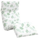 vidaXL Skladacie ležadlo s listovým vzorom 175x54x8,5 cm, oxfordská látka – Obrázok 2