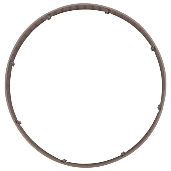 vidaXL Vianočná sukňa na stromček hnedá Ø65x23 cm plastová – Obrázok 6