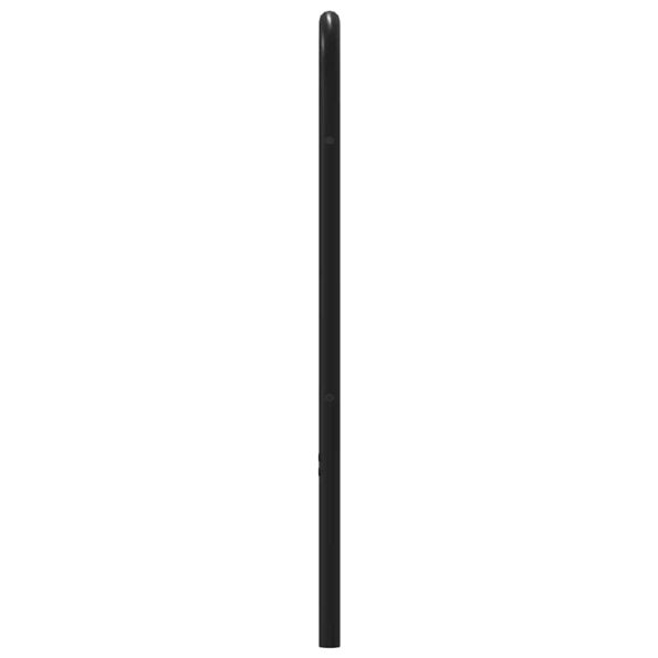 vidaXL Náhradné čelo postele, dymový dub, 75 cm, oceľ a umelé drevo – Obrázok 4
