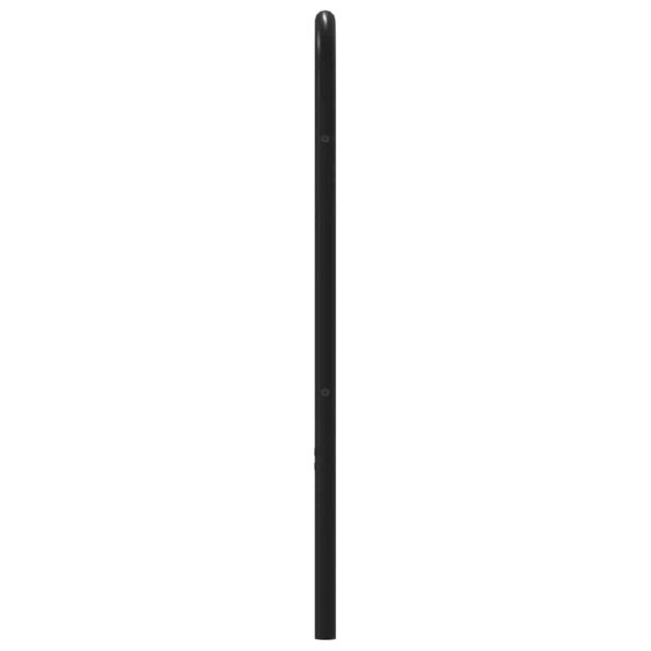 vidaXL Náhradné čelo postele, dymový dub 107 cm, oceľ a umelé drevo – Obrázok 4