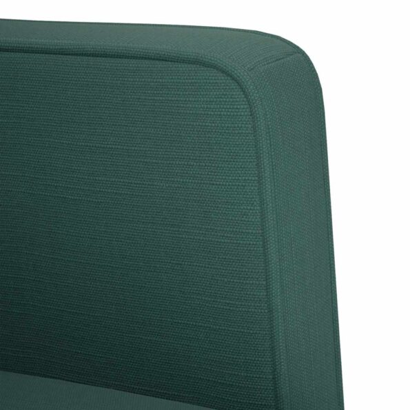 vidaXL Dvojpohovka tmavozelená 111 cm látková – Obrázok 6