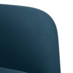 vidaXL Rozkladacia pohovka s podrúčkami, modrá, 54 cm, zamatová – Obrázok 6