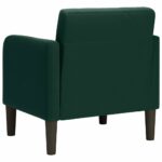 vidaXL Rozkladacia pohovka s podrúčkami, tmavozelená, 54 cm, zamatová – Obrázok 5