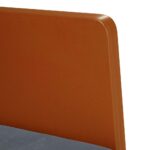 vidaXL Rozkladacia pohovka s podrúčkami, tmavosivá, 55 cm, zamatová – Obrázok 6