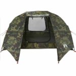 vidaXL Rybársky stan pre 3 osoby, maskáčový, vodeodolný – Obrázok 8