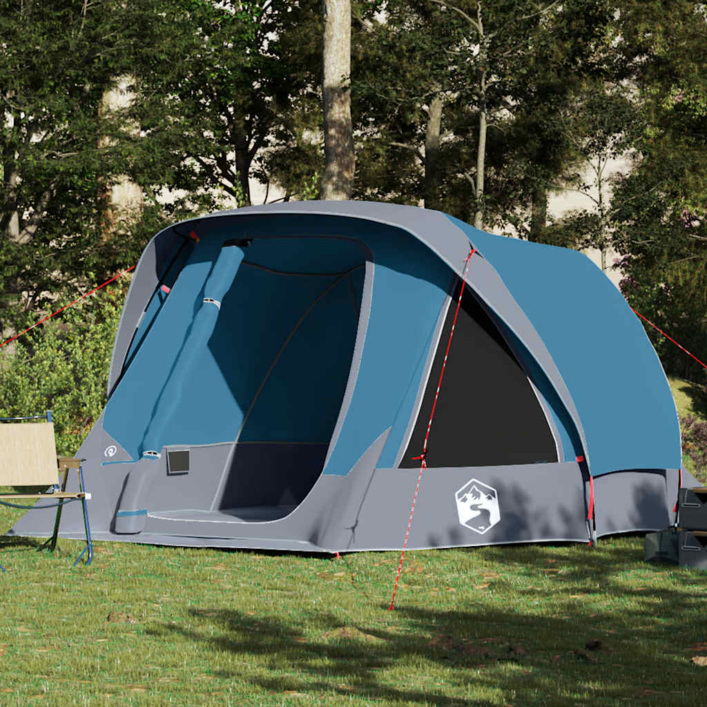 4100668_1.jpg vidaXL Rodinný stan-chatka pre 6 osôb, modrý, vodeodolný – Obrázok 1