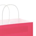 vidaXL Papierové tašky 50 ks s rúčkami ružové 21x11x36 cm – Obrázok 10