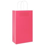 vidaXL Papierové tašky 50 ks s rúčkami ružové 21x11x36 cm – Obrázok 4