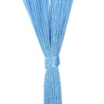 vidaXL Šnúrkové závesy 2 ks svetlomodré 100x250 cm – Obrázok 7
