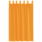 vidaXL Voálové závesy so slučkami, 2 ks, oranžové, 140x175 cm – Obrázok 4