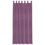 vidaXL Voálové závesy so slučkami, 2 ks, fialové, 140x225 cm – Obrázok 4