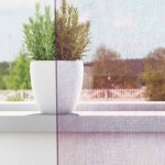 vidaXL Voálové závesy so slučkami, 2 ks, fialové, 140x260 cm – Obrázok 3