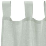 vidaXL Voálové závesy so slučkami, 2 ks, svetlosivé, 140x245 cm – Obrázok 5
