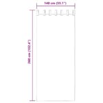 vidaXL Voálové závesy so slučkami 2 ks, kráľovská modrá 140x260 cm – Obrázok 8