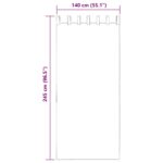 vidaXL Voálové závesy so slučkami, 2 ks, žlté, 140x245 cm – Obrázok 8