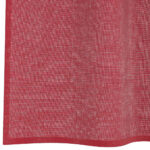 vidaXL Voálové závesy so slučkami, 2 ks, vínovo červené, 140x140 cm – Obrázok 6