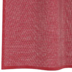 vidaXL Voálové závesy so slučkami, 2 ks, vínovo červené, 140x175 cm – Obrázok 6