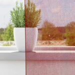 vidaXL Voálové závesy so slučkami, 2 ks, vínovo červené, 140x245 cm – Obrázok 3