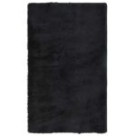 vidaXL Chlpatý koberec s vysokým vlasom „NAVARRA“ čierny 60x100 cm polyester – Obrázok 2