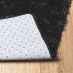 vidaXL Chlpatý koberec s vysokým vlasom „NAVARRA“ čierny 60x100 cm polyester – Obrázok 6
