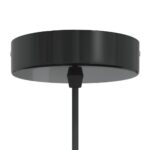 vidaXL Závesné lampy 2 ks, výškovo nastaviteľné, E27, čierne, Ø 30 cm, kovové – Obrázok 8