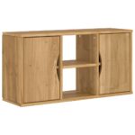 vidaXL TV skrinka „ODDA“ 79x24x40 cm masívne borovicové drevo – Obrázok 2