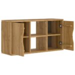vidaXL TV skrinka „ODDA“ 79x24x40 cm masívne borovicové drevo – Obrázok 5