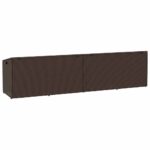 vidaXL Záhradný úložný box hnedý 220x50x58 cm polyratan – Obrázok 6