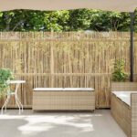 vidaXL Záhradná lavica s vankúšom béžová 110x30x40,5 cm polyratan – Obrázok 3