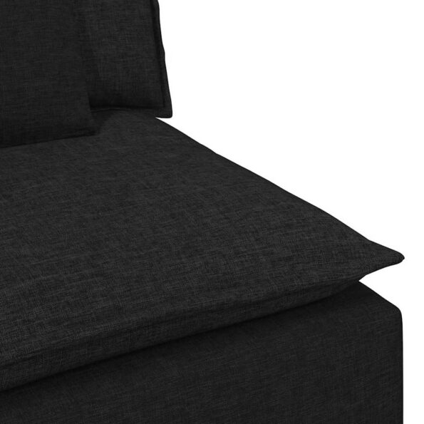 vidaXL Modulová opierka na ruky s vankúšmi, čierna 100 cm – Obrázok 8